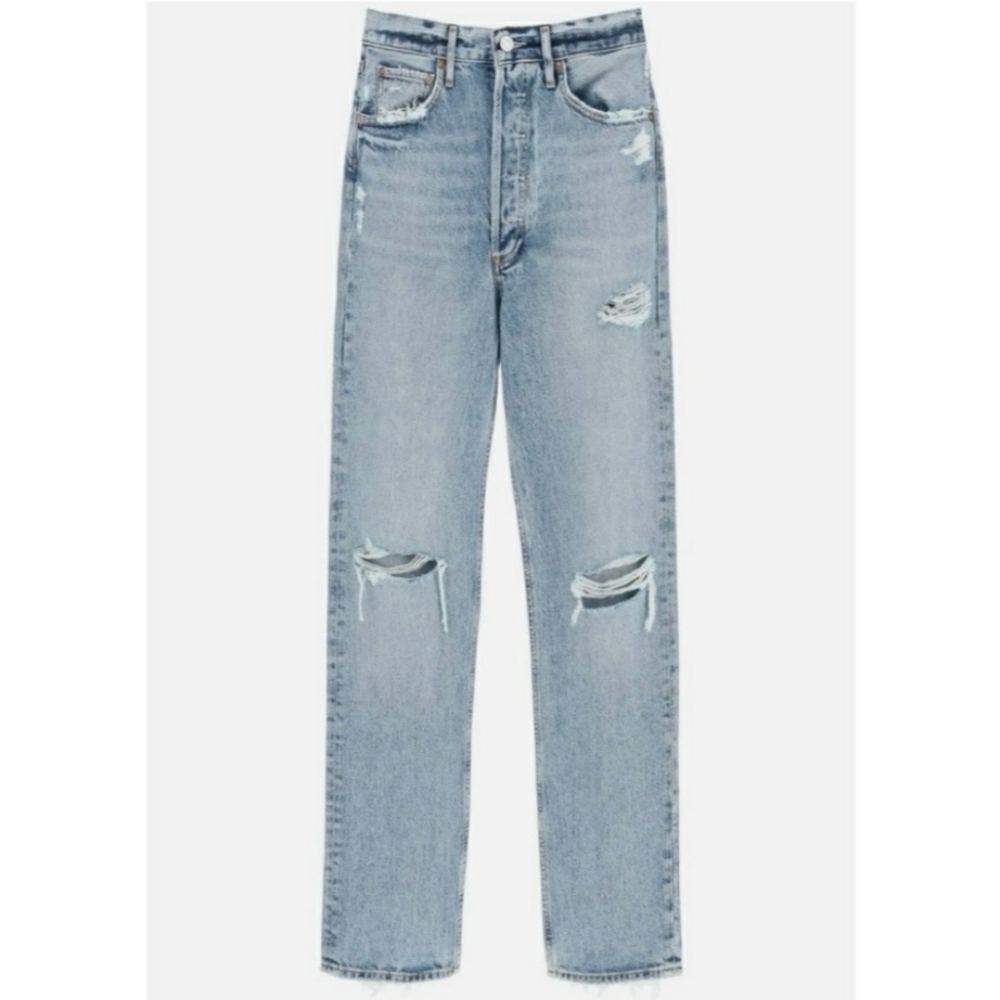 Agolde 90s Mid Rise Loose Fit Jeans In Isolate - Picture 12 of 15